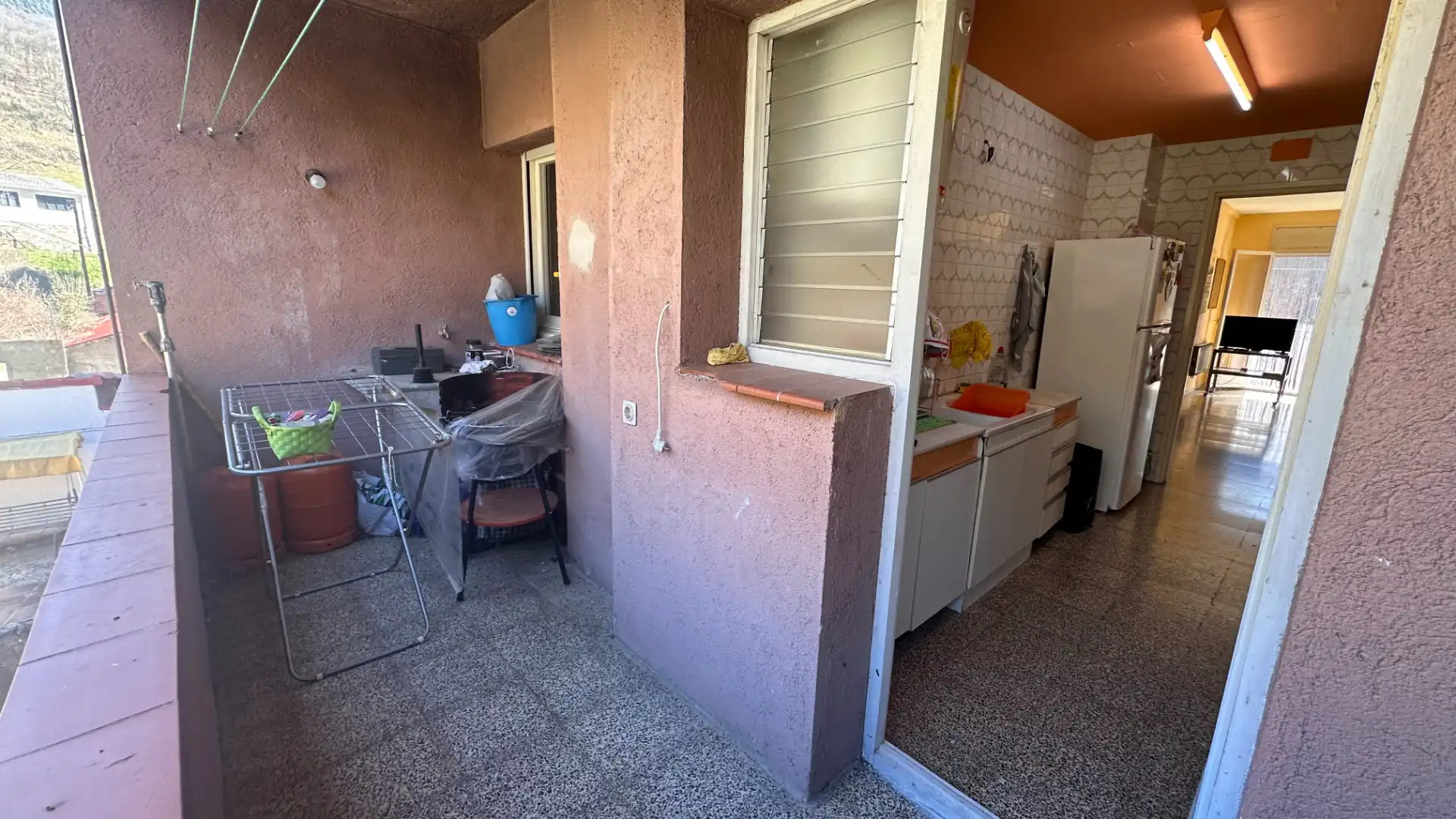 Balcony of Flat for sale in Ribes de Freser  with Terrace, Furnished and Oven
