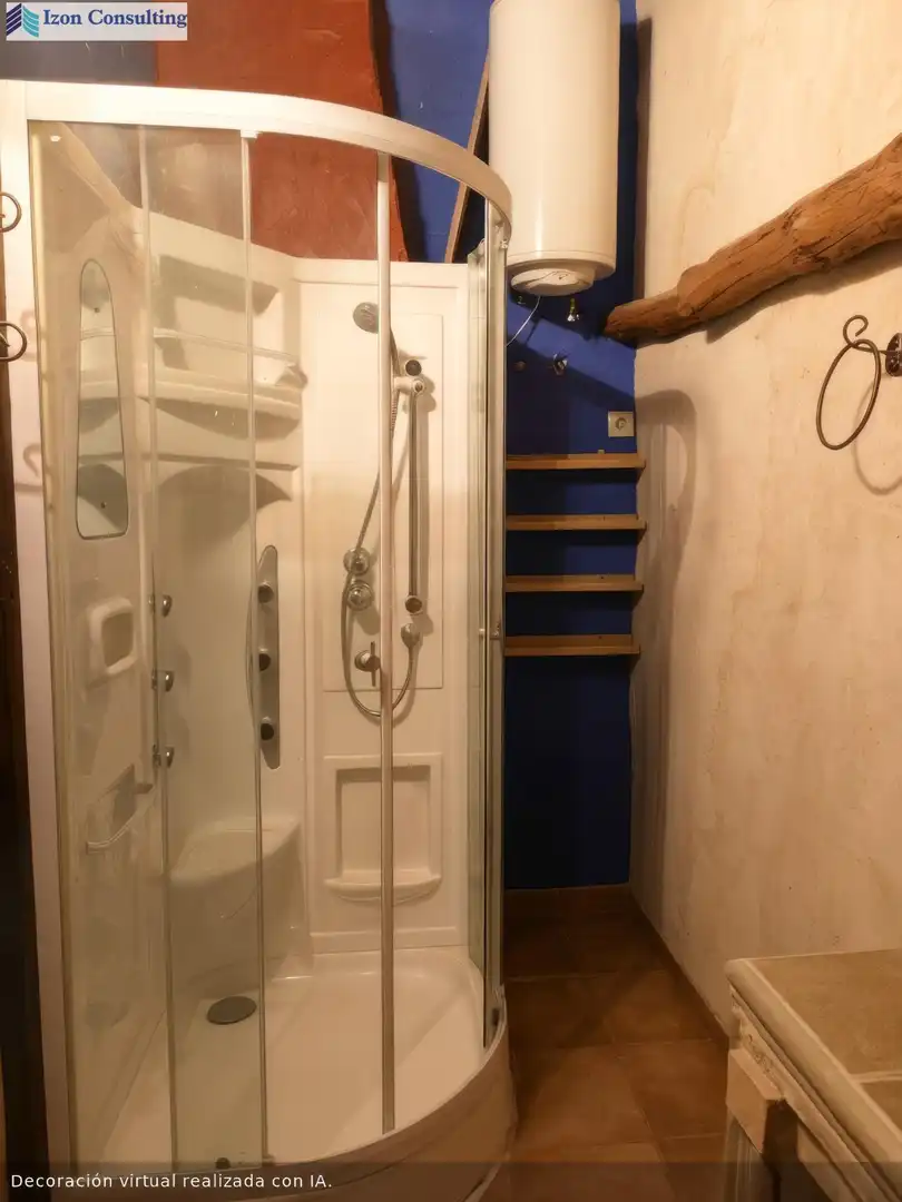 Bany de Casa o xalet en venda en Valdeganga amb Calefacció, Terrassa i Balcó
