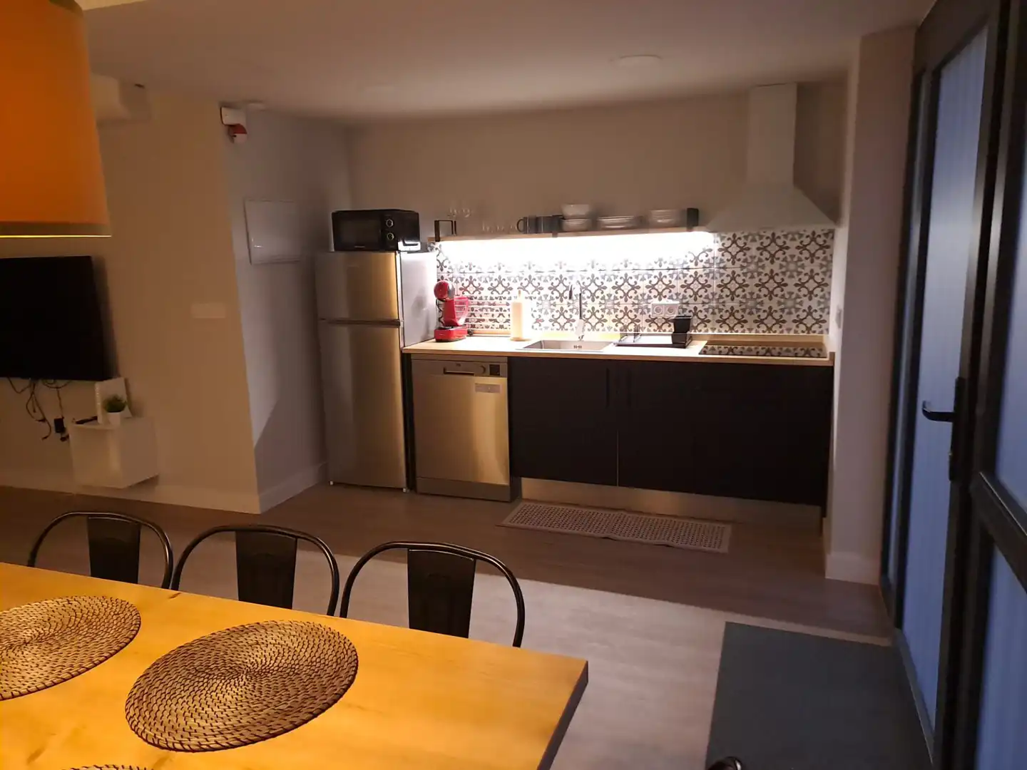 Cocina de Planta baja en venta en Valencia con Aire acondicionado, Amueblado y Horno