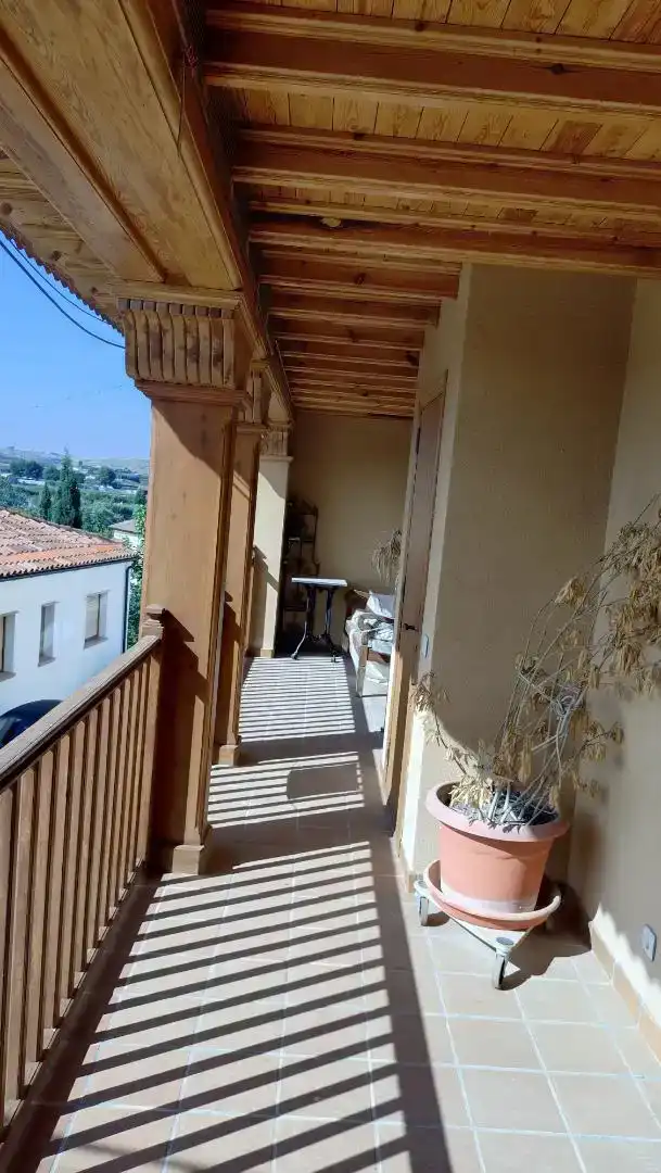 Terrassa de Casa adosada en venda en Castelserás amb Aire condicionat i Balcó