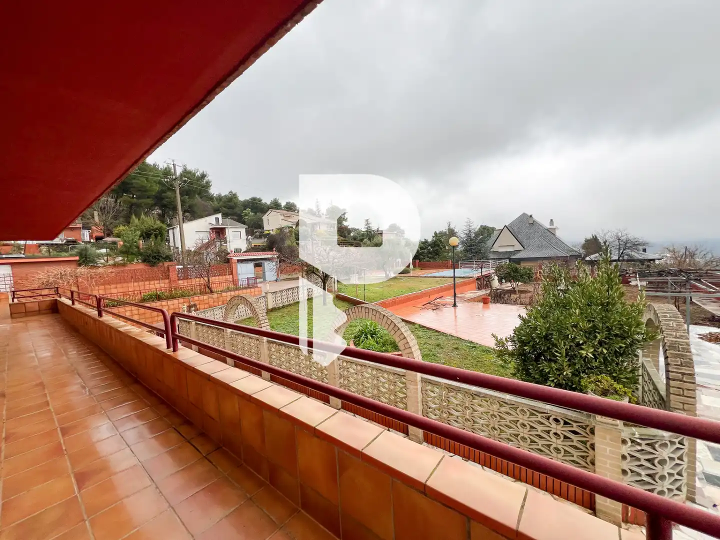 Terrassa de Casa o xalet en venda en Vallirana amb Aire condicionat, Calefacció i Jardí privat