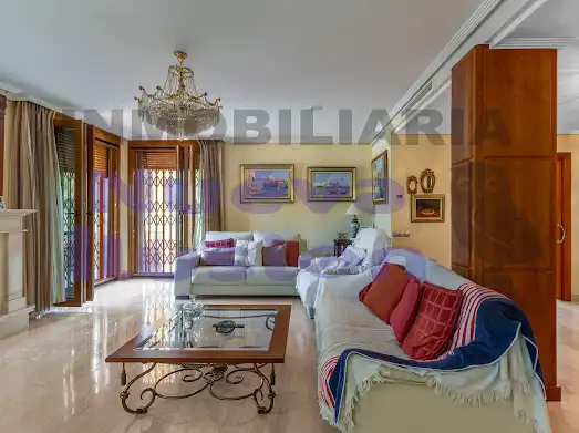 Living room of Houses for sale in Roquetas de Mar  with Air Conditioner, Heating and Private garden
