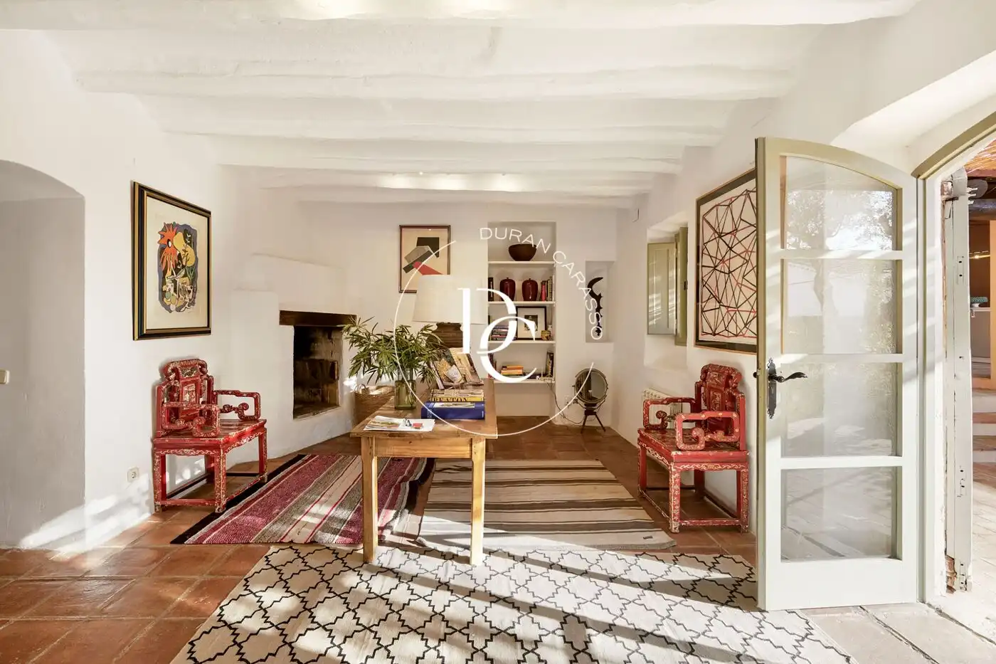 Sala de estar de Casa o chalet en venta en Torrelles de Foix con Aire acondicionado, Calefacción y Jardín privado