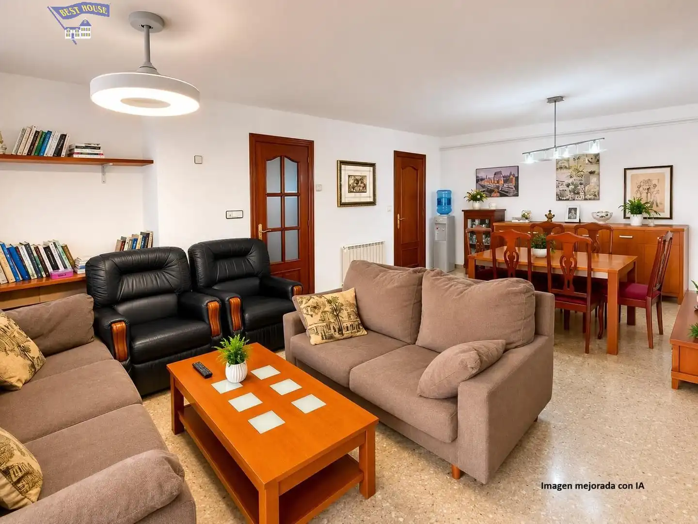 Sala d'estar de Pis en venda en Rubí amb Calefacció, Terrassa i Balcó