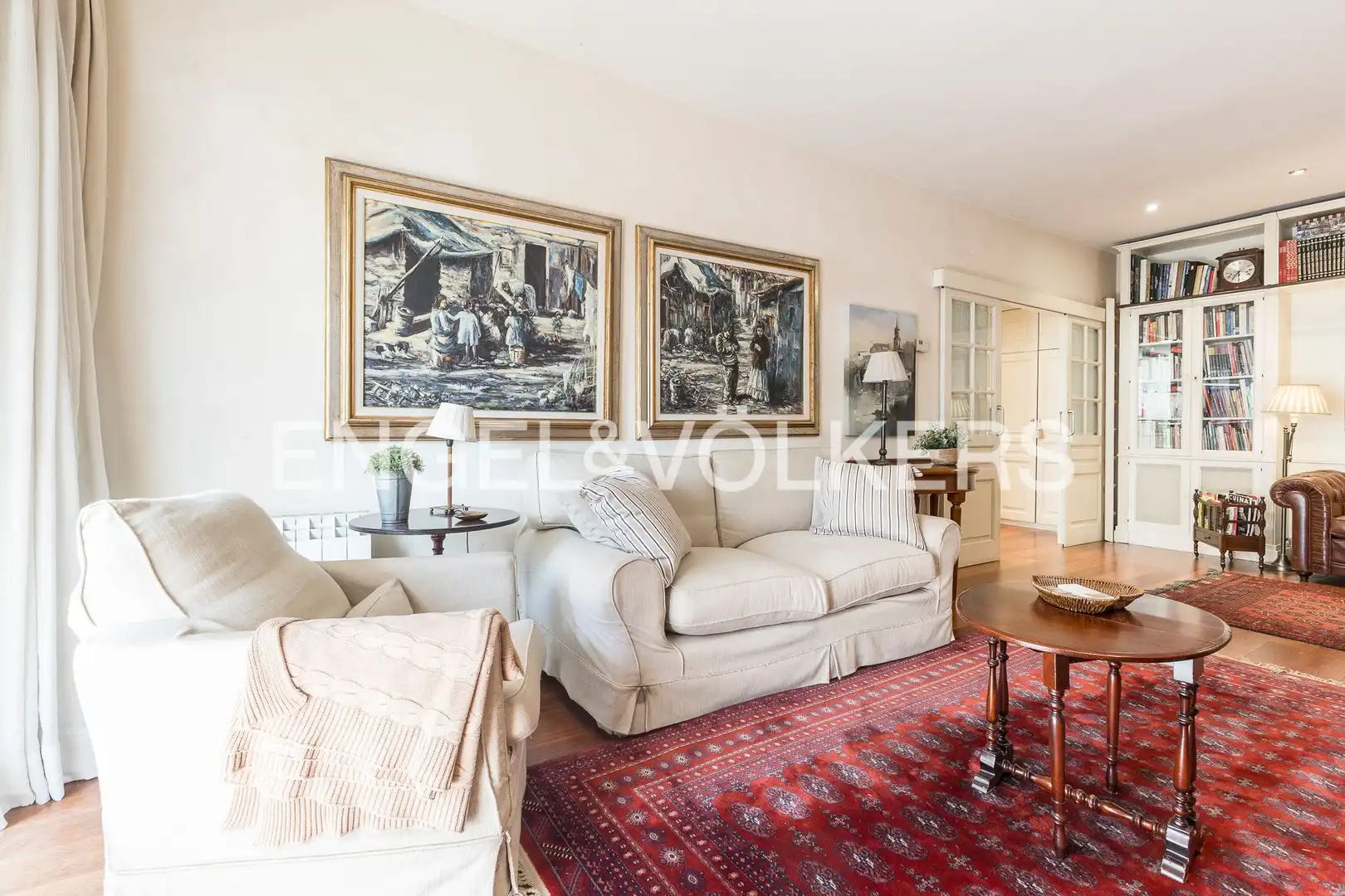 Living room of Flat for sale in Barcelona  with Air Conditioner, Heating and Furnished