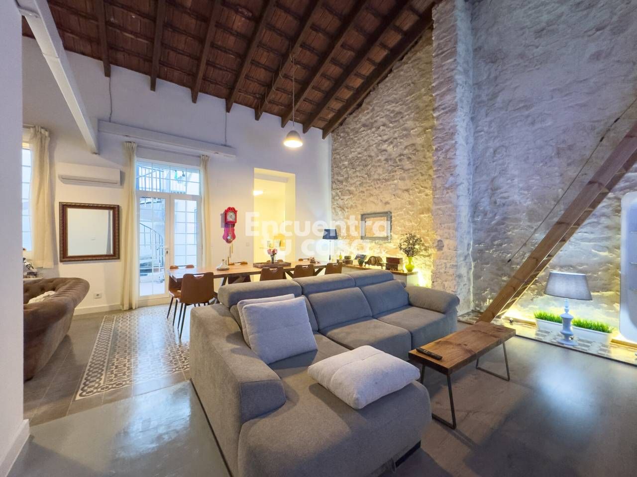 Living room of Single-family semi-detached for sale in Alicante / Alacant  with Air Conditioner, Heating and Terrace