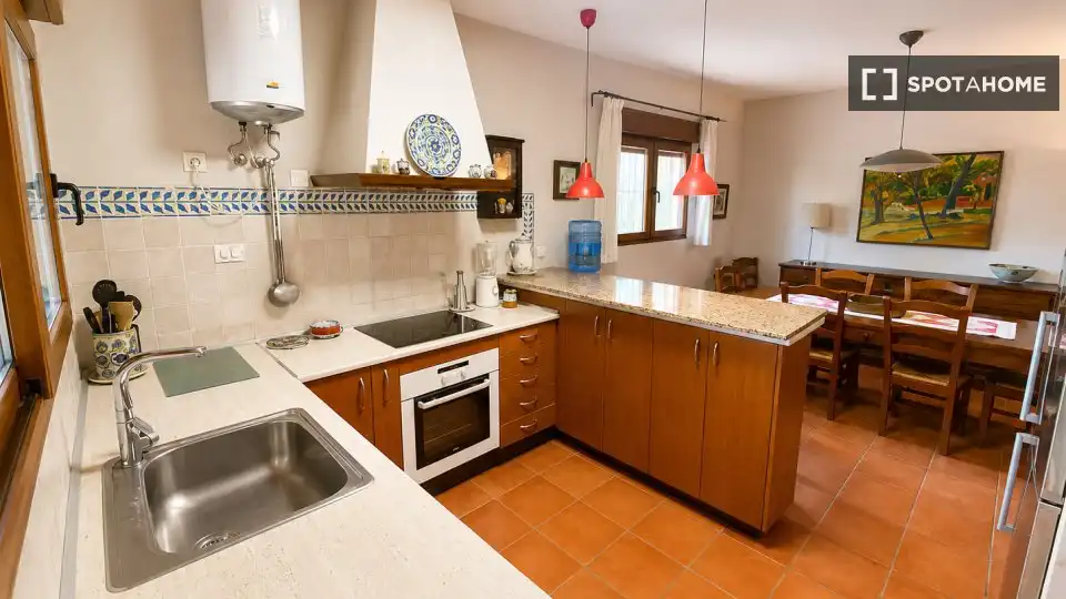 Kitchen of Flat for rent in Riba-roja de Túria  with Air Conditioner, Heating and Furnished