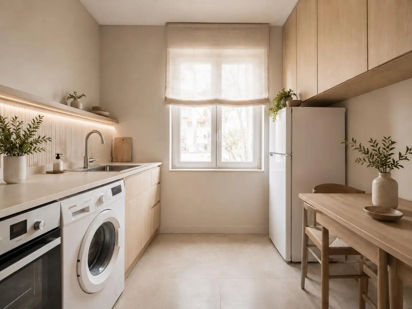 Cocina de Piso en venta en Barakaldo  con Jardín privado, Terraza y Amueblado