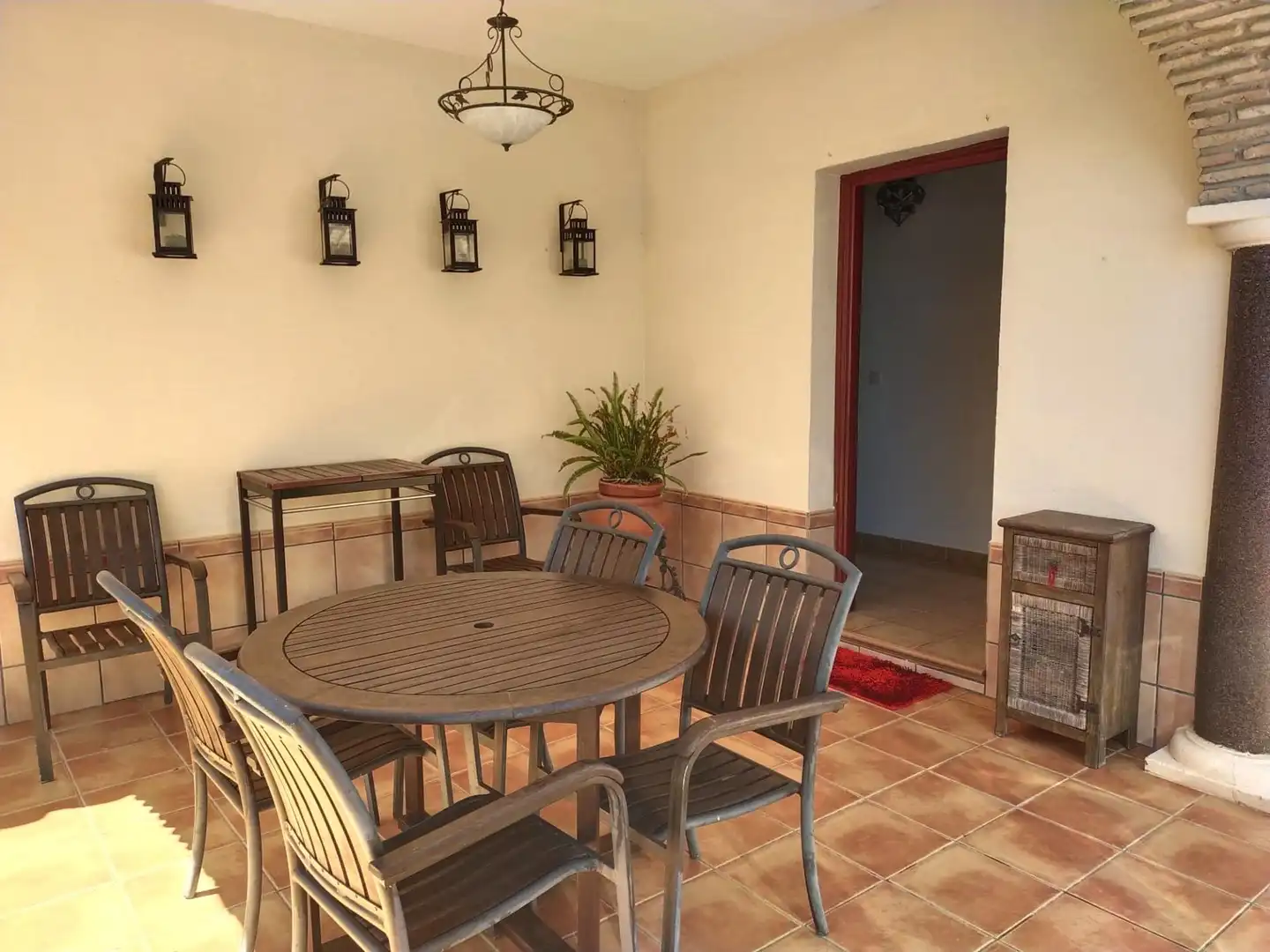 Terrassa de Casa o xalet en venda en Chiclana de la Frontera amb Aire condicionat, Jardí privat i Piscina