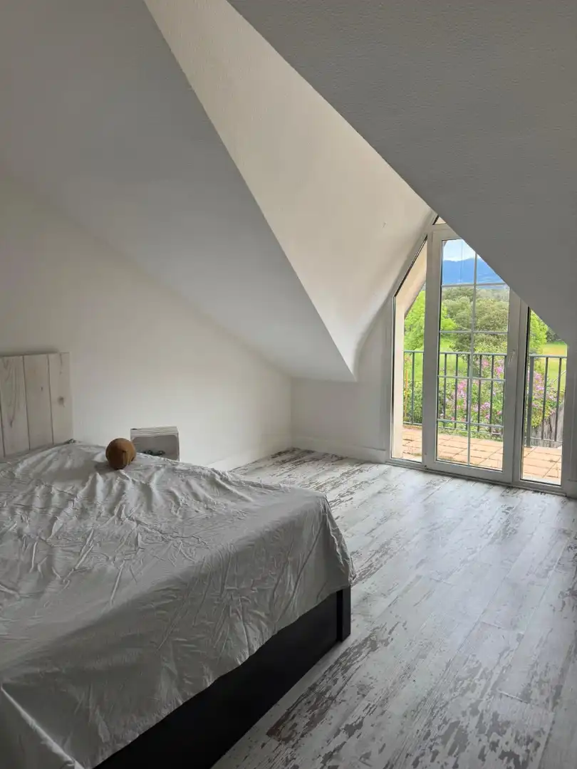 Dormitori de Casa adosada en venda en Guadarrama amb Calefacció, Jardí privat i Terrassa