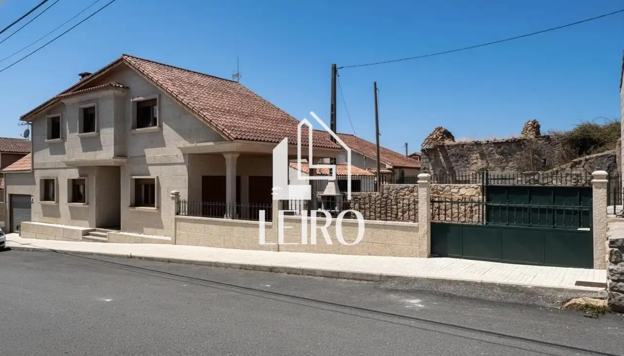 Vista exterior de Casa o chalet en venta en Vilagarcía de Arousa con Calefacción, Terraza y Trastero