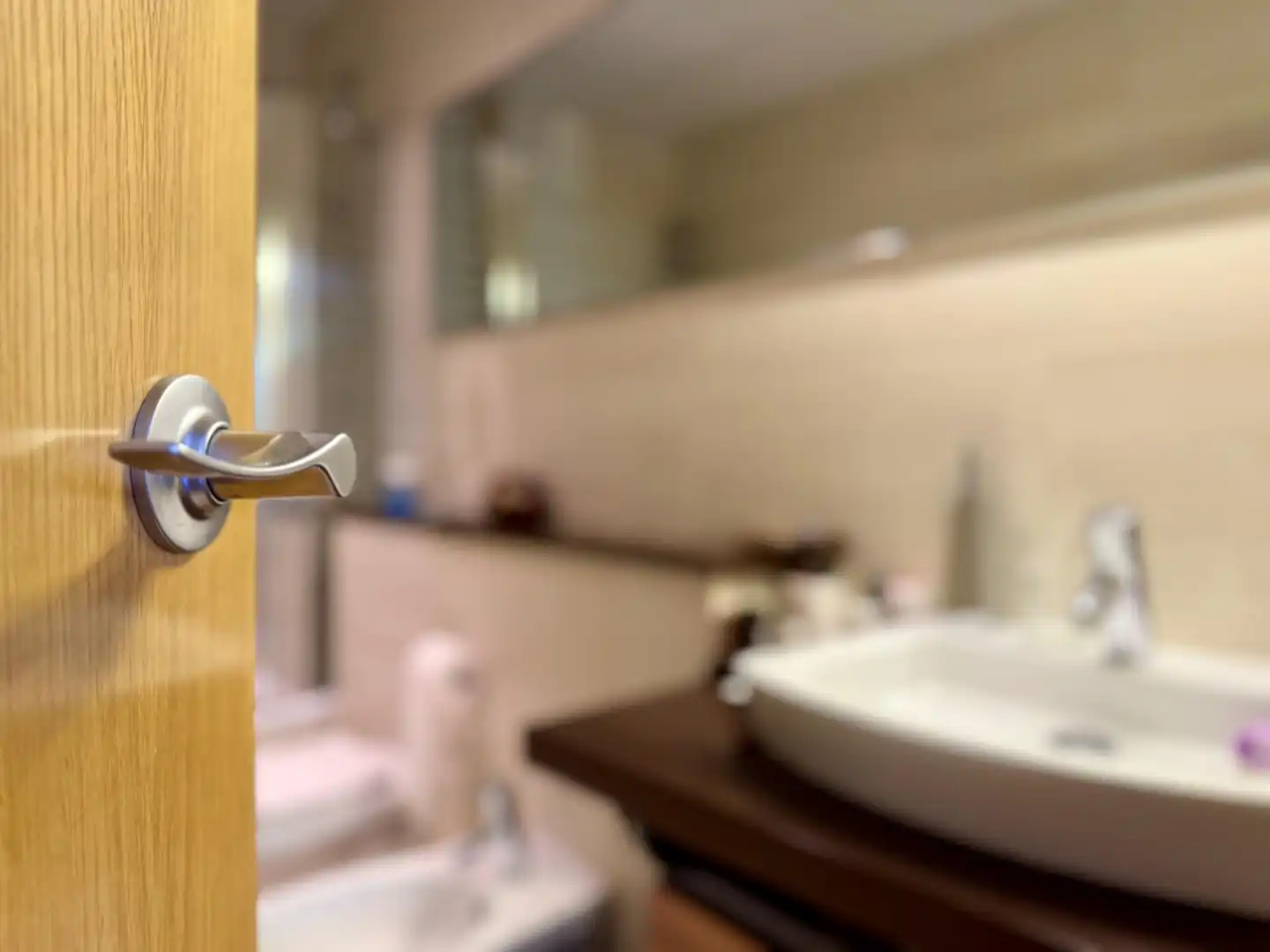 Bany de Apartament en venda en Cubelles amb Aire condicionat, Calefacció i Parquet