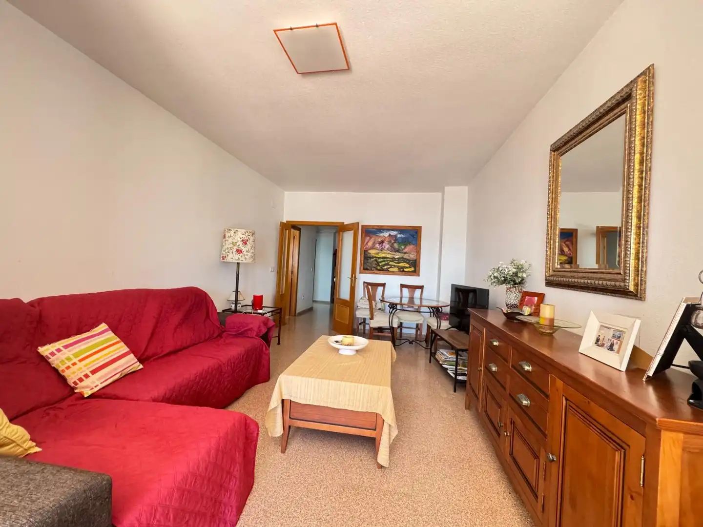 Living room of Ground floor for sale in El Campello  with Air Conditioner, Private garden and Community pool