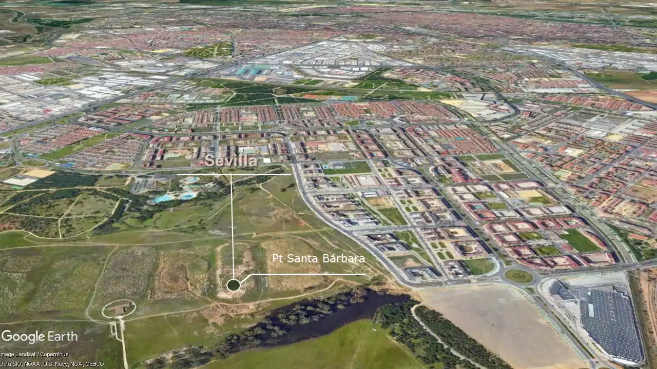Exterior view of Land for sale in Sevilla