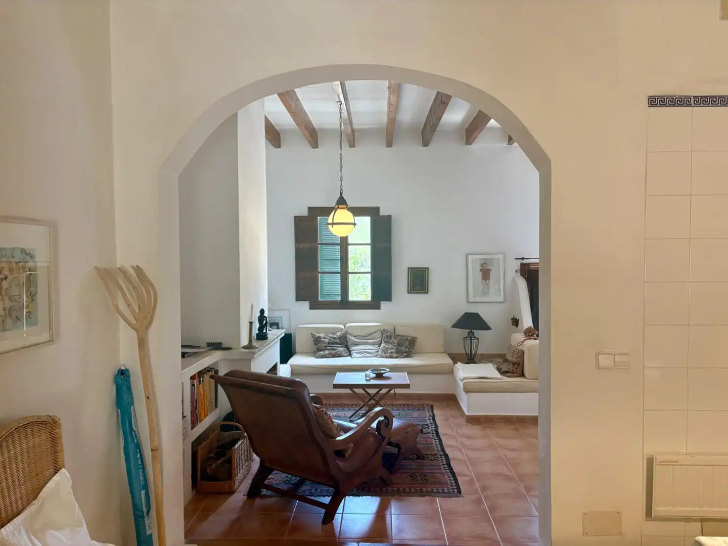 Sala de estar de Casa adosada en venta en Andratx con Calefacción, Jardín privado y Terraza