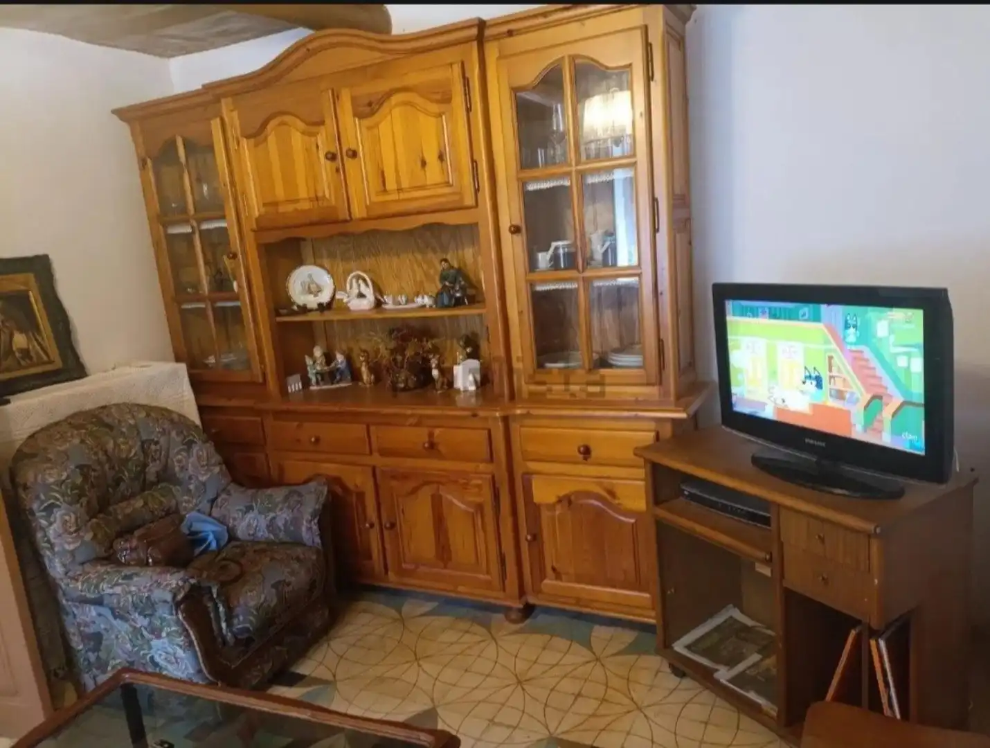 Wohnzimmer von Country house zum Verkauf in Santa Cristina de Valmadrigal mit Möbliert