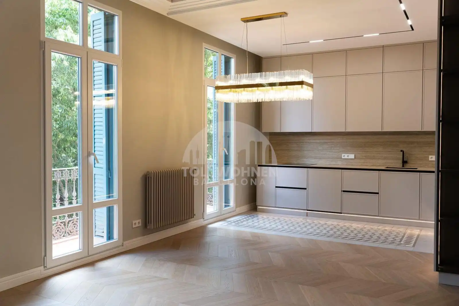Cocina de Piso en venta en Barcelona con Aire acondicionado, Calefacción y Balcón