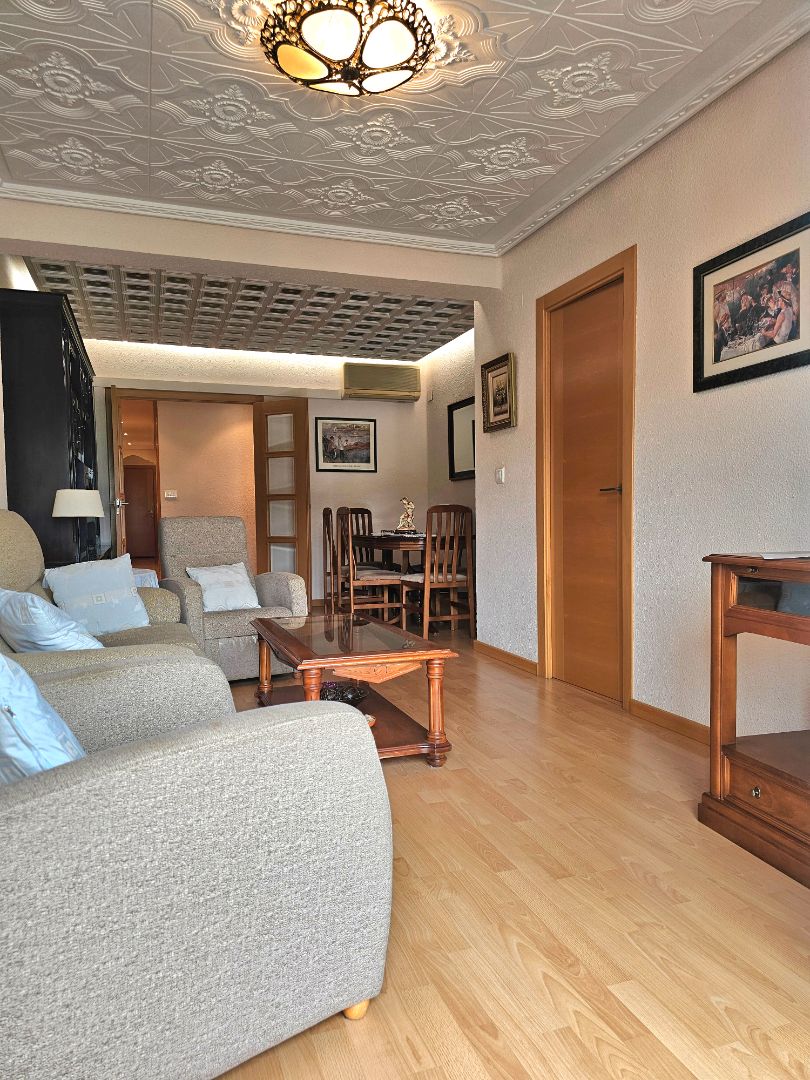 Sala d'estar de Pis en venda en Massamagrell amb Aire condicionat, Moblat i Forn
