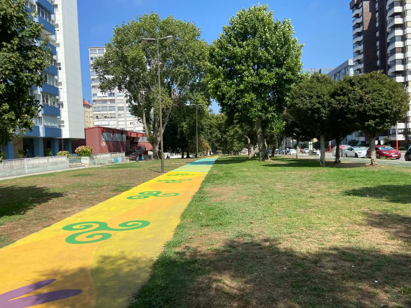 Exterior view of Flat for sale in Vigo   with Heating, Parquet flooring and Terrace