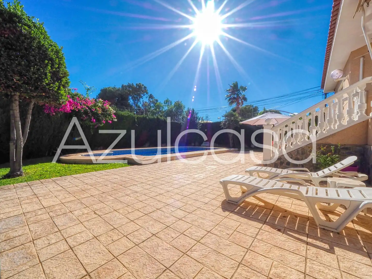 Garden of Houses for sale in Mutxamel  with Air Conditioner, Heating and Terrace