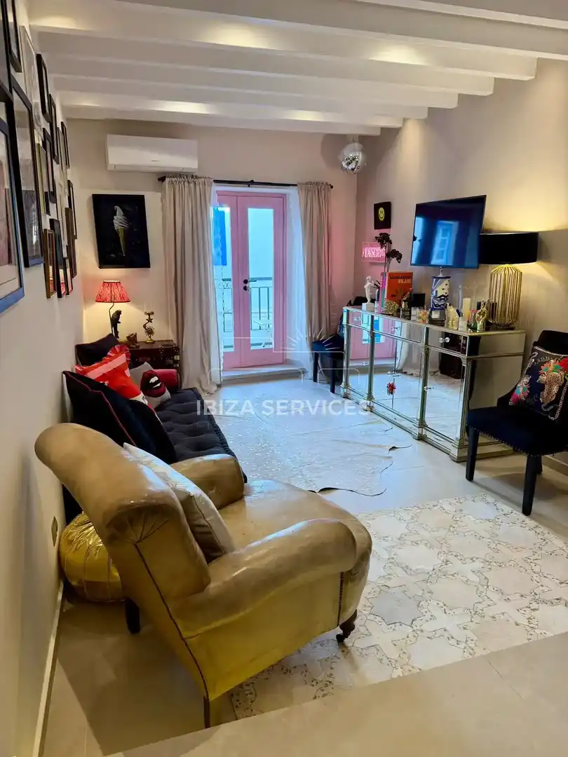 Sala d'estar de Pis de lloguer en Eivissa amb Aire condicionat