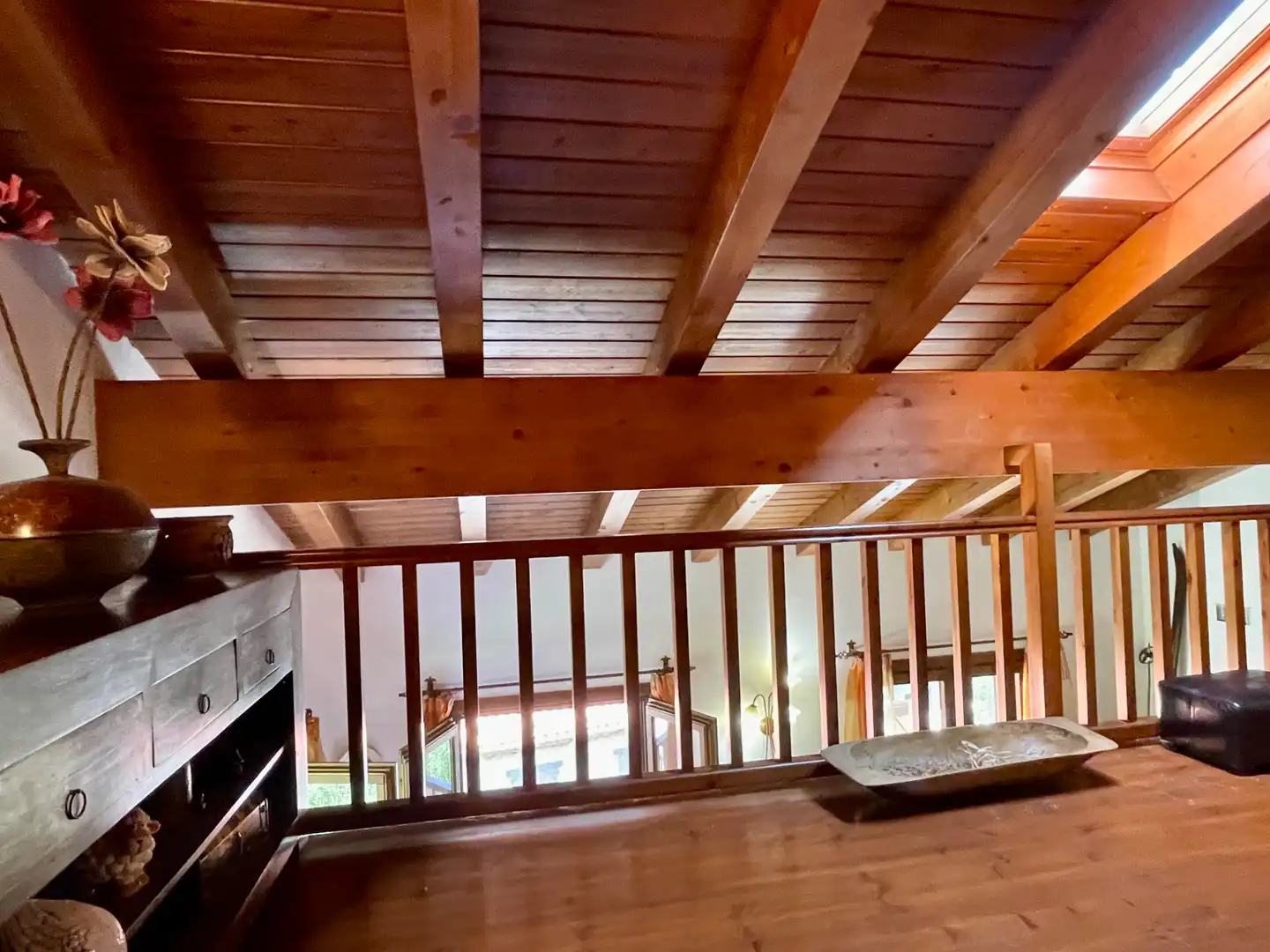 Balcony of Duplexes for sale in Setcases  with Heating, Parquet flooring and Furnished