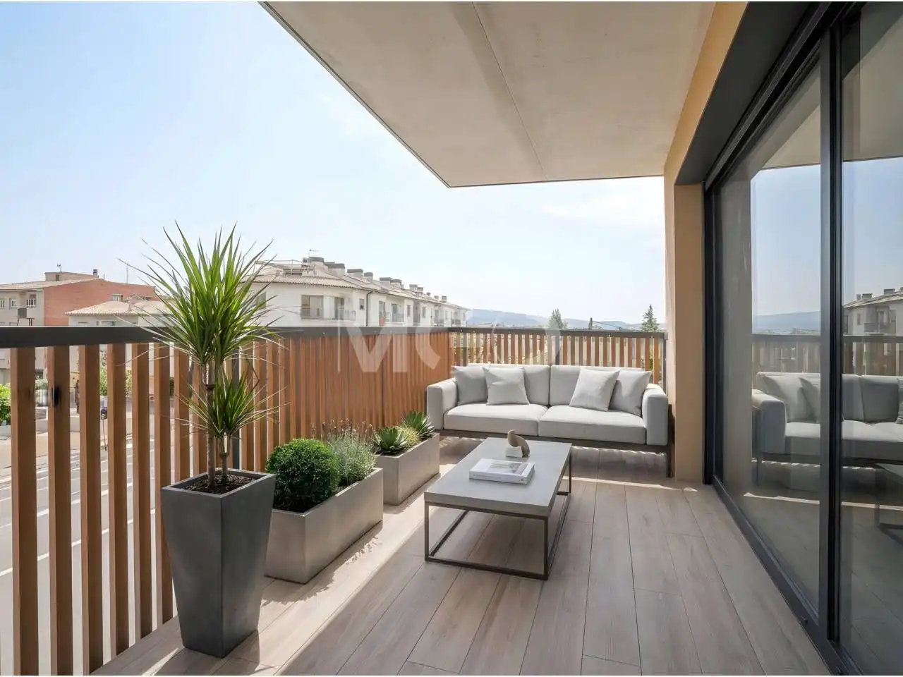 Terrasse von Wohnung zum Verkauf in Vic mit Heizung und Terrasse