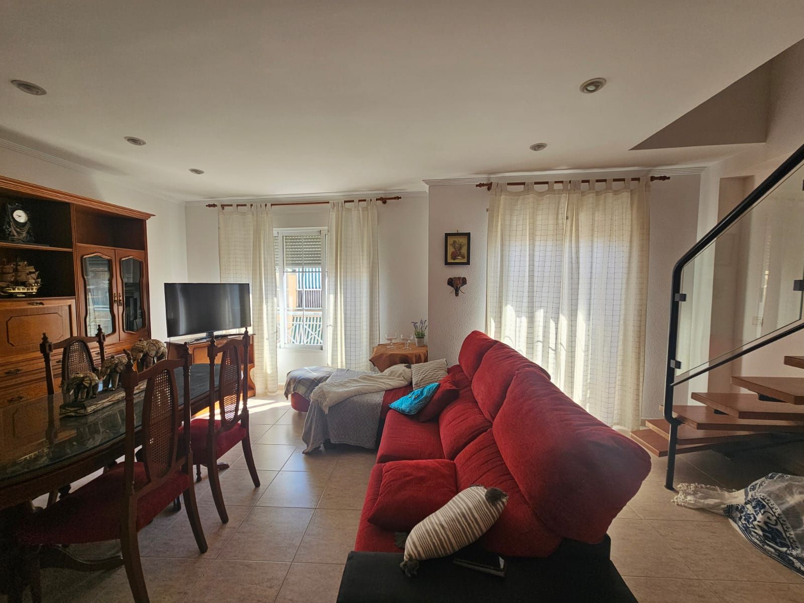 Living room of Duplex for sale in Gandia  with Air Conditioner, Terrace and Storage room