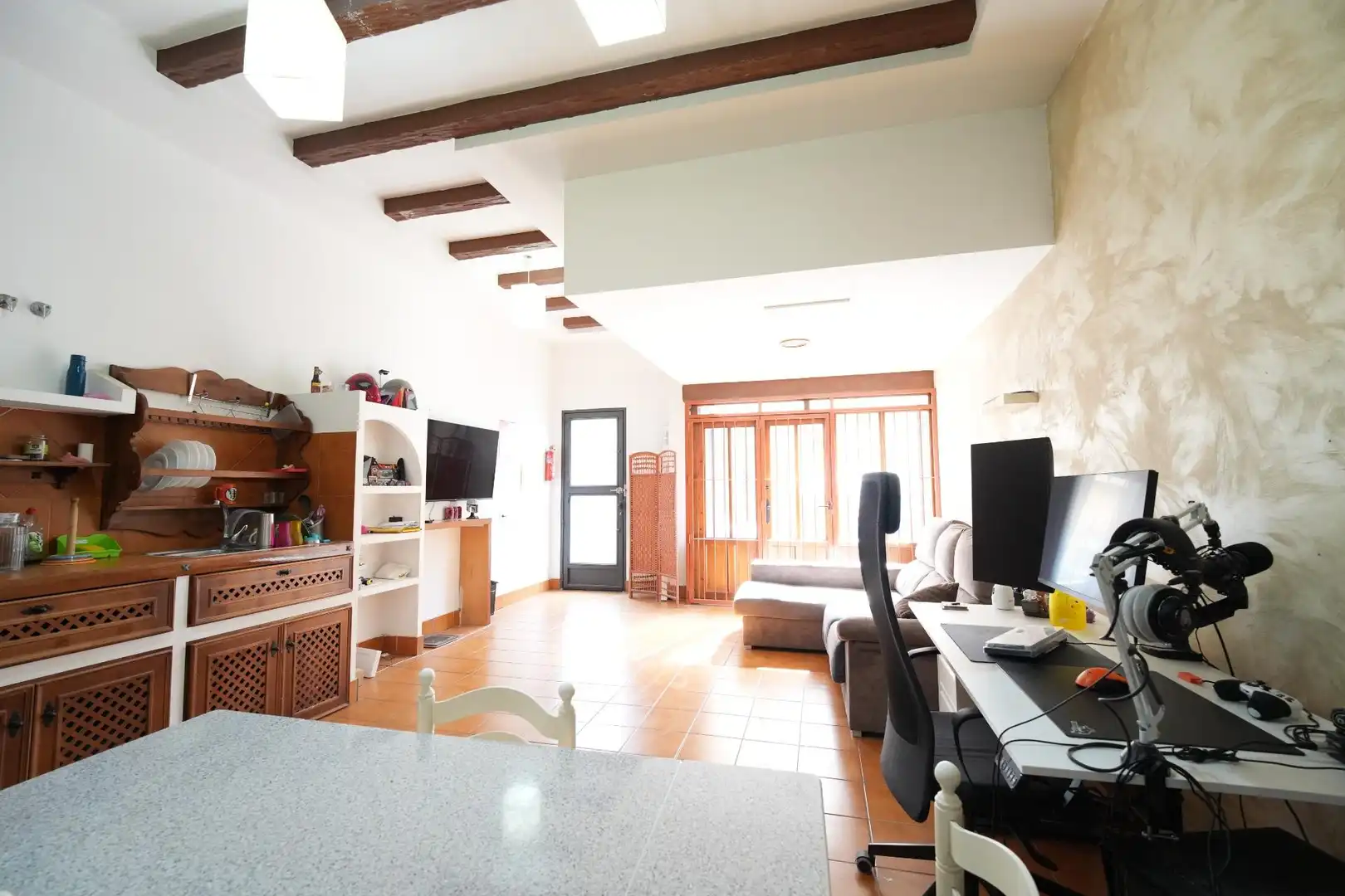 Sala de estar de Planta baja en venta en Murcia con Amueblado