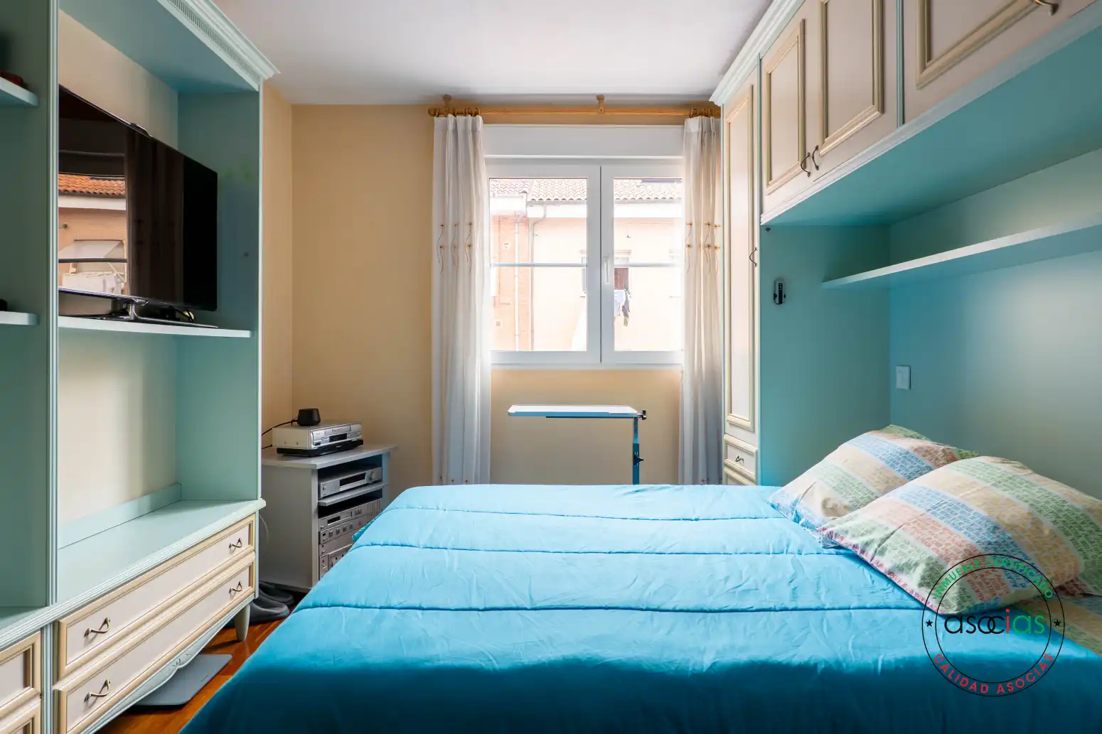 Bedroom of Flat for sale in Gijón   with Heating and Parquet flooring