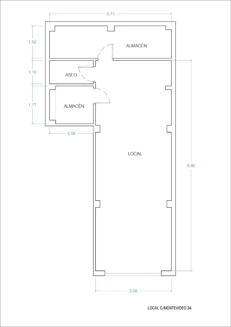 Business premises to rent in Calle Montevideo, imagen 14