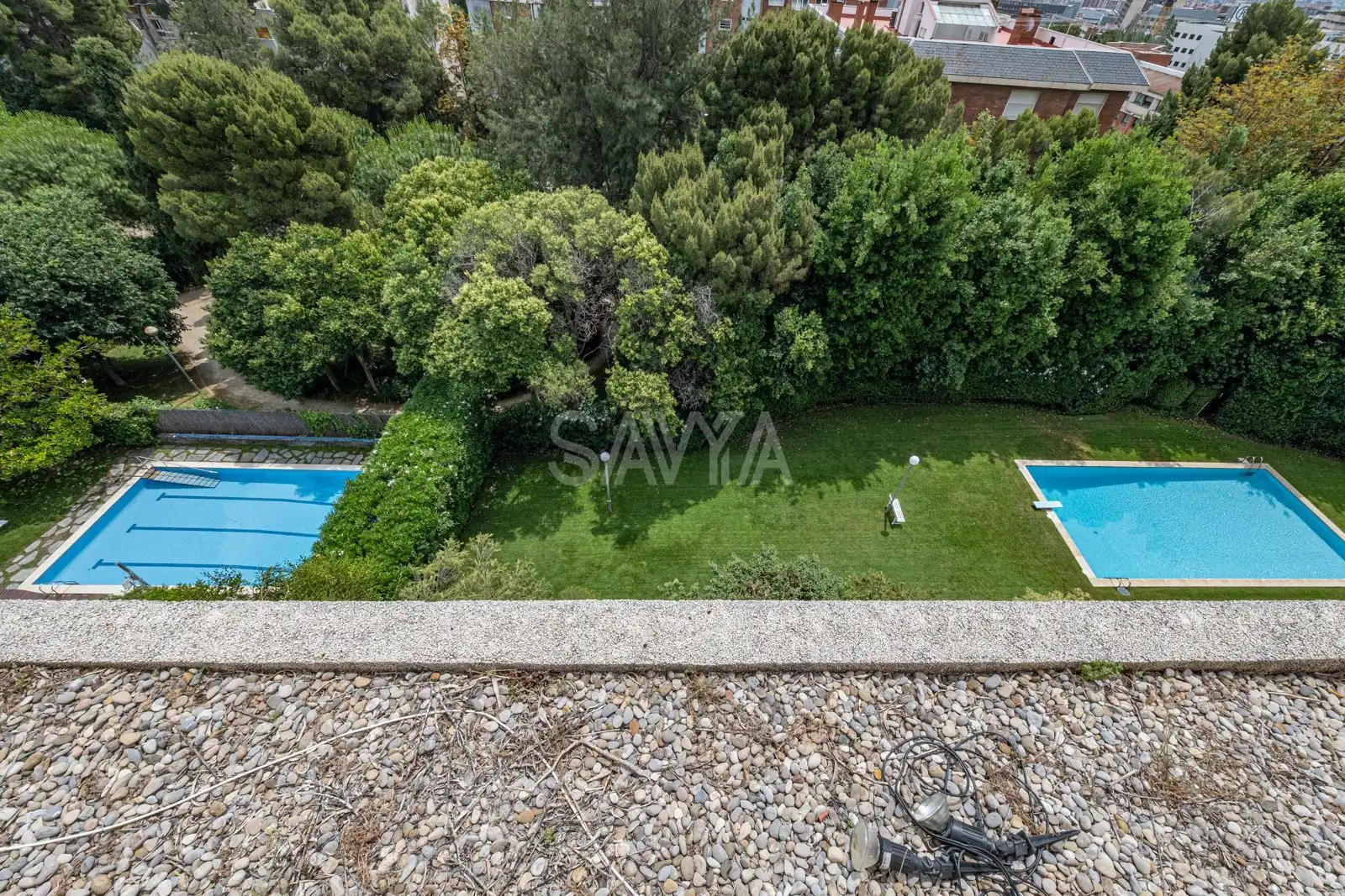 Schwimmbecken von Dachboden zur Miete in Barcelona mit Klimaanlage, Heizung und Terrasse
