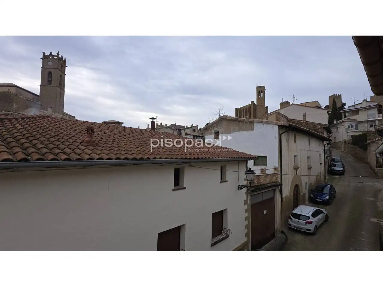 Vista exterior de Finca rústica en venta en Artajona con Calefacción, Parquet y Terraza
