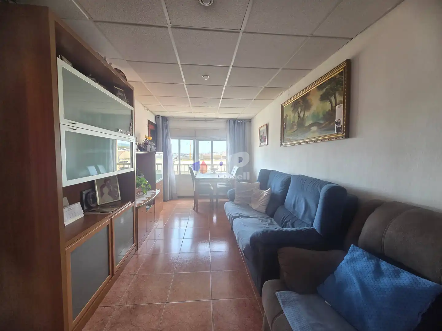 Sala de estar de Piso en venta en Sant Boi de Llobregat con Aire acondicionado, Horno y Balcón