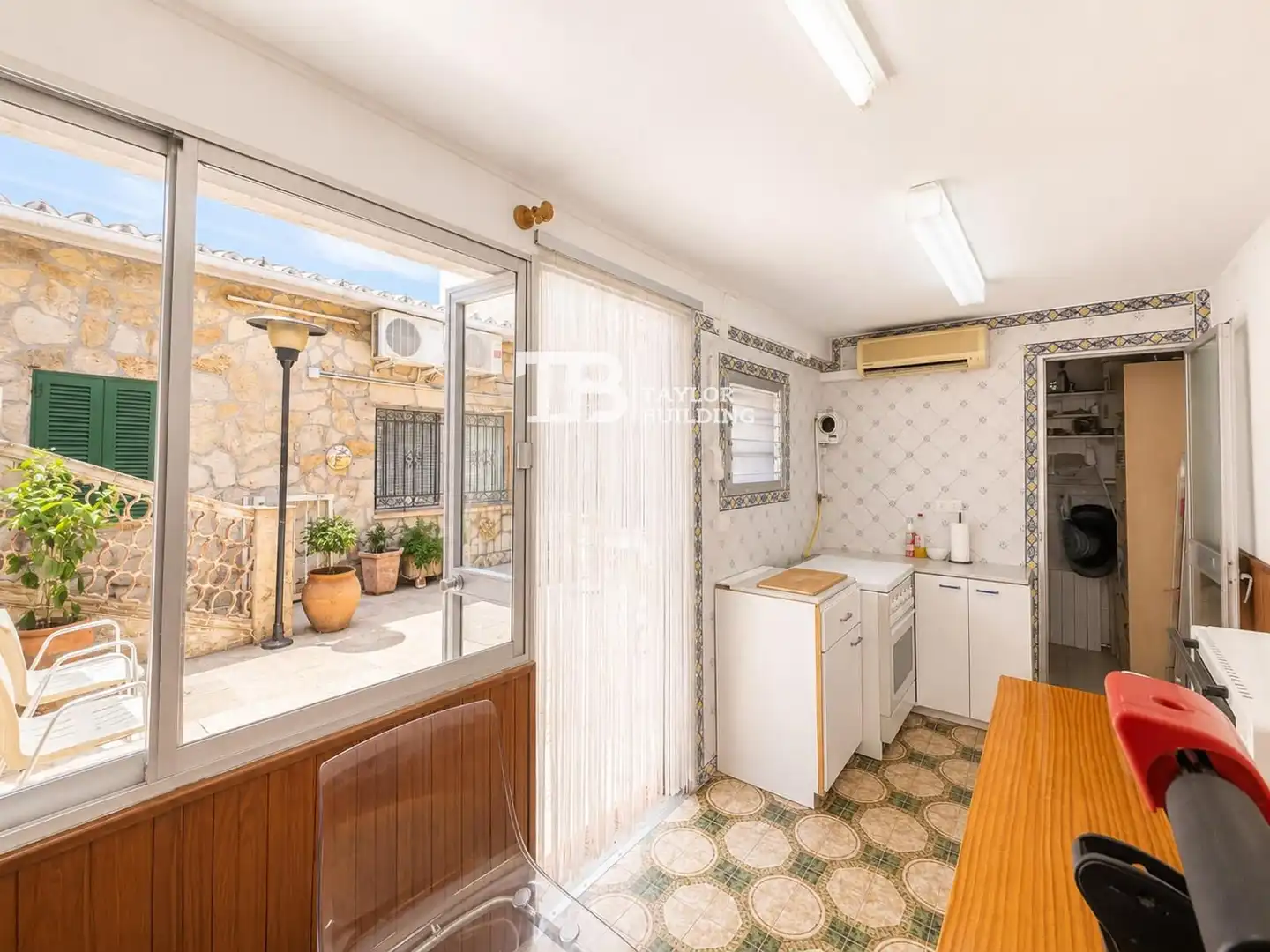 Vista exterior de Casa adosada en venta en  Palma de Mallorca con Aire acondicionado, Terraza y Trastero