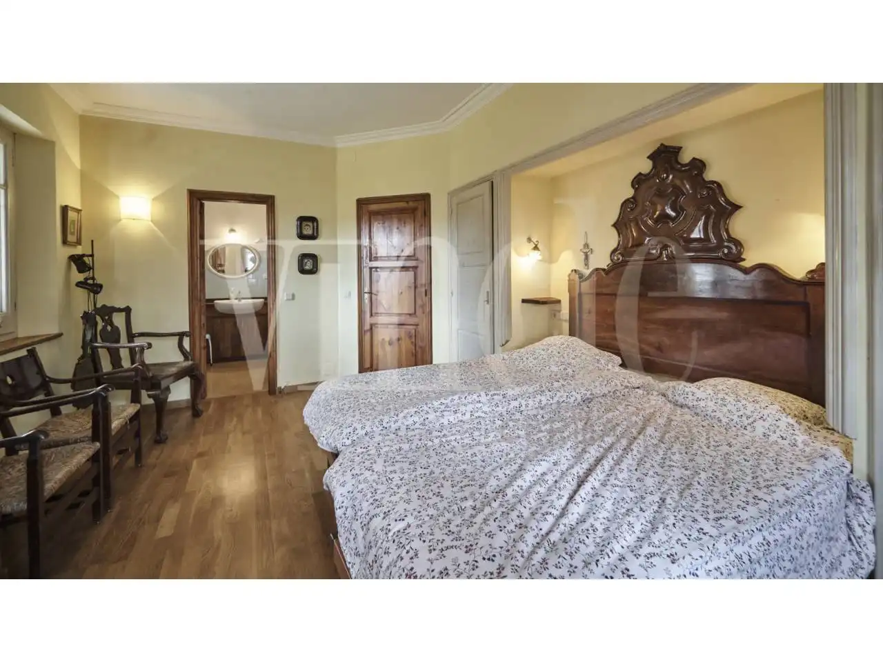 Bedroom of Houses for sale in Puigcerdà  with Heating, Private garden and Parquet flooring