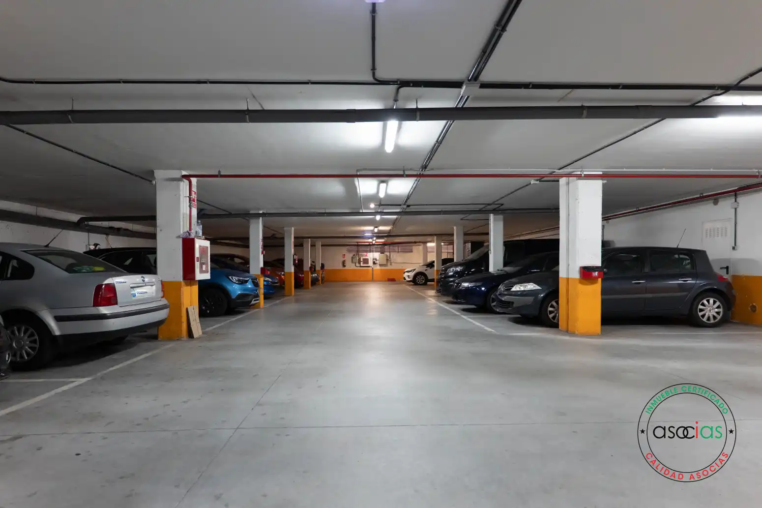 Parking of Flat for sale in Gijón   with Heating, Parquet flooring and Storage room