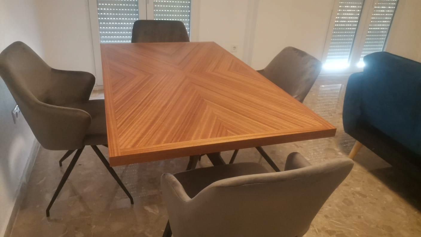 Dining room of Single-family semi-detached to rent in  Almería Capital  with Furnished, Oven and Washing machine
