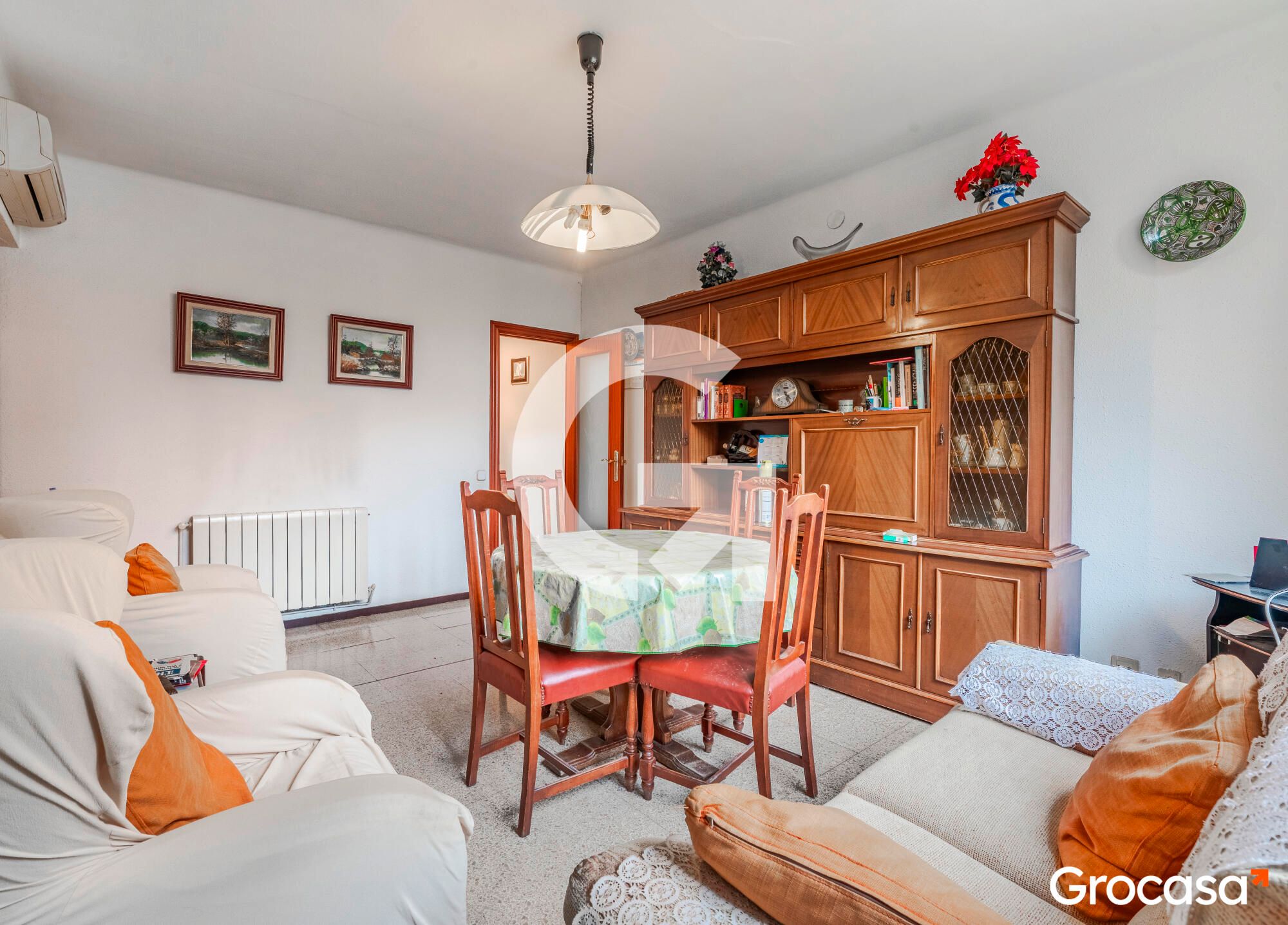 Living room of Flat for sale in  Barcelona Capital  with Air Conditioner, Heating and Furnished