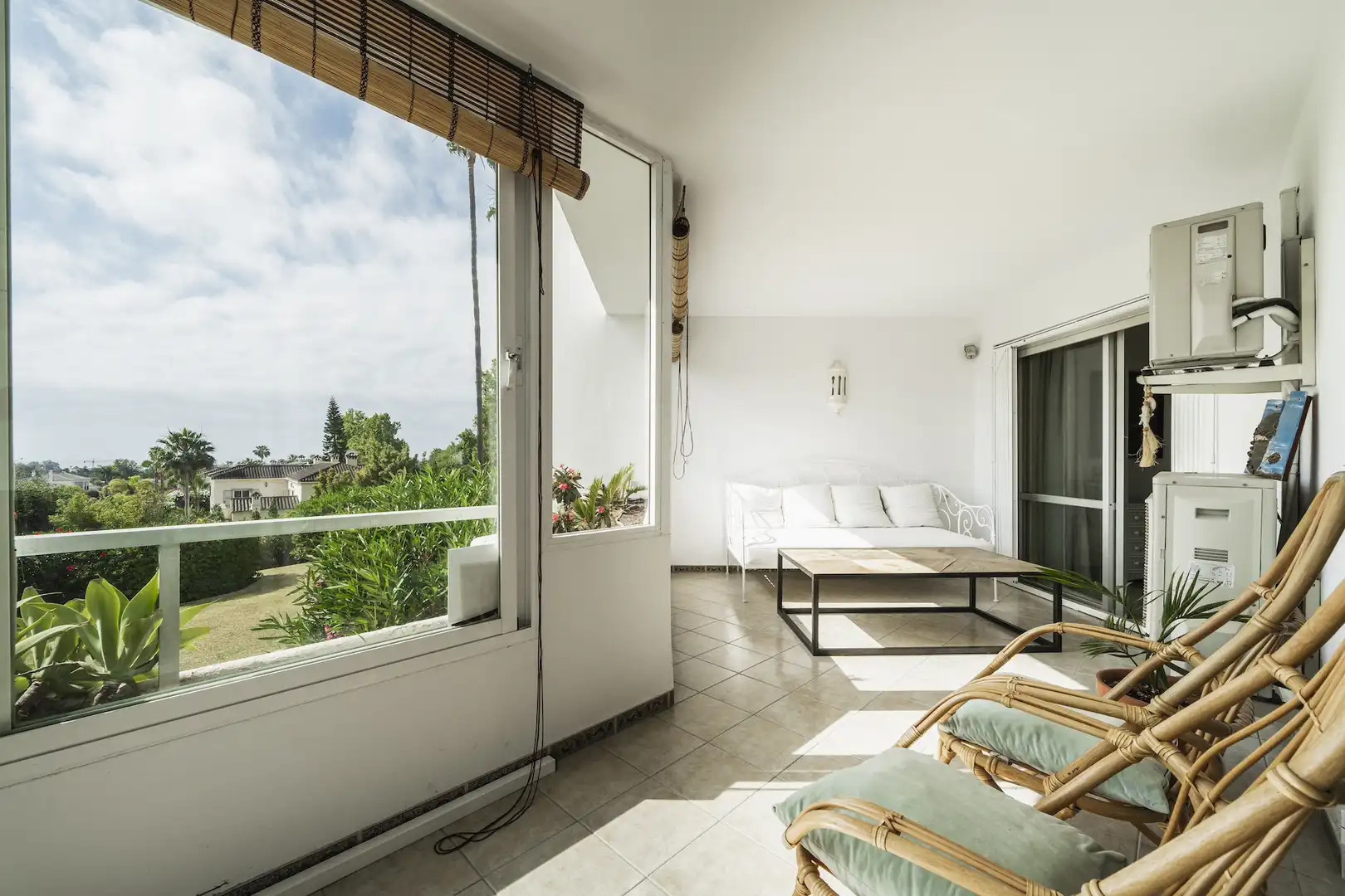 Terrassa de Apartament de lloguer en Marbella amb Aire condicionat, Terrassa i Moblat