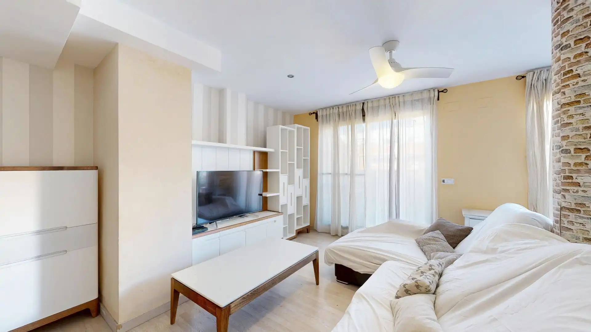 Sala d'estar de Àtic en venda en Valencia amb Terrassa