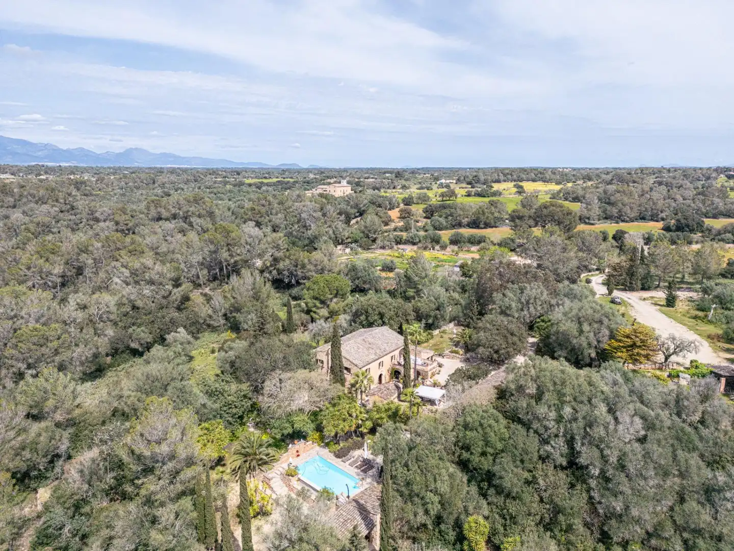 Jardín de Finca rústica en venta en Algaida con Aire acondicionado, Calefacción y Jardín privado