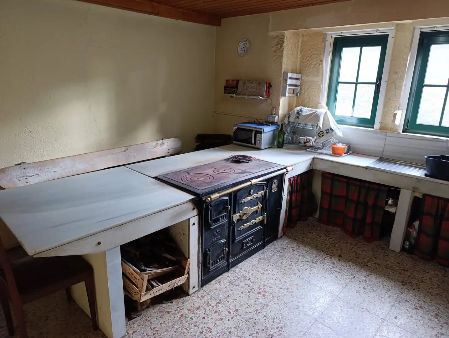 Cuina de Casa o xalet en venda en Taboada amb Jardí privat, Terrassa i Traster
