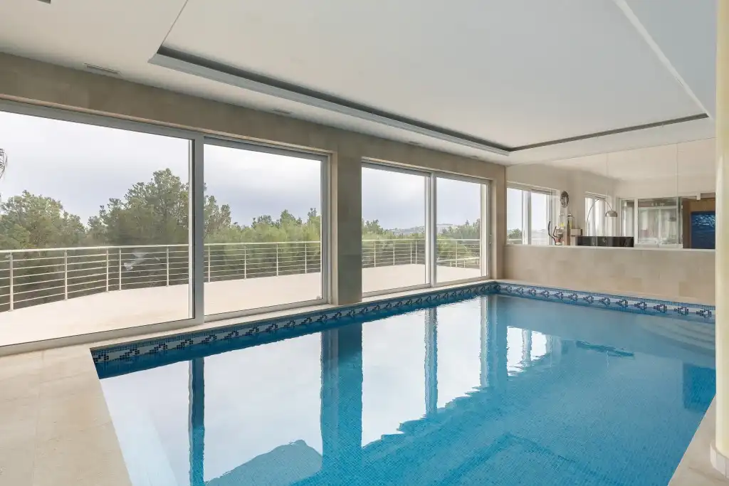 Piscina de Casa o xalet en venda en Calvià amb Aire condicionat, Jardí privat i Terrassa