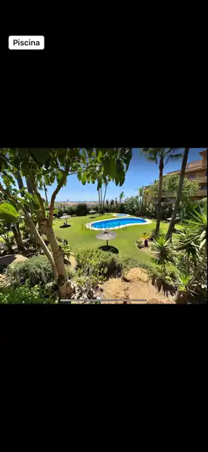 Garten von Maisonette zur Miete in Manilva mit Klimaanlage, Privatgarten und Terrasse