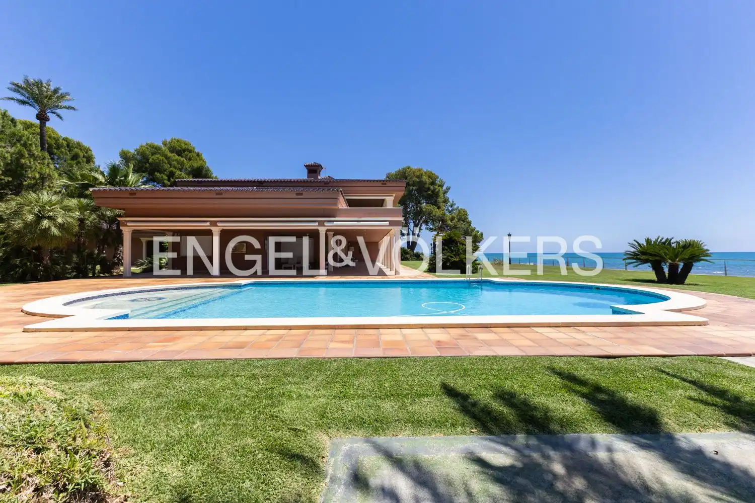 Piscina de Casa adosada de lloguer en Oropesa del Mar / Orpesa amb Aire condicionat, Calefacció i Jardí privat