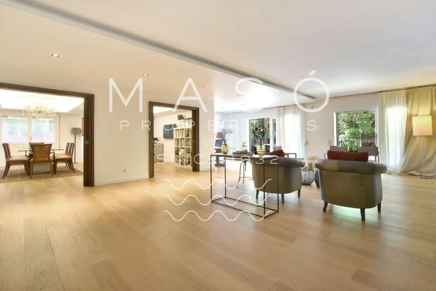 Sala d'estar de Apartament en venda en Barcelona amb Aire condicionat, Calefacció i Parquet