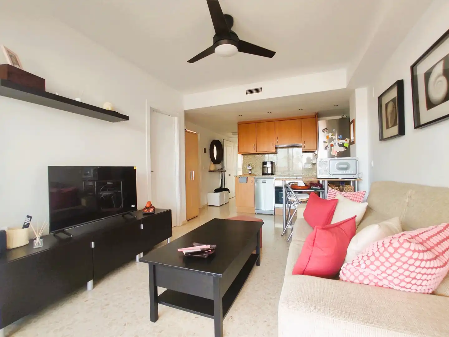 Living room of Apartments for sale in Sagunto / Sagunt  with Air Conditioner, Terrace and Furnished