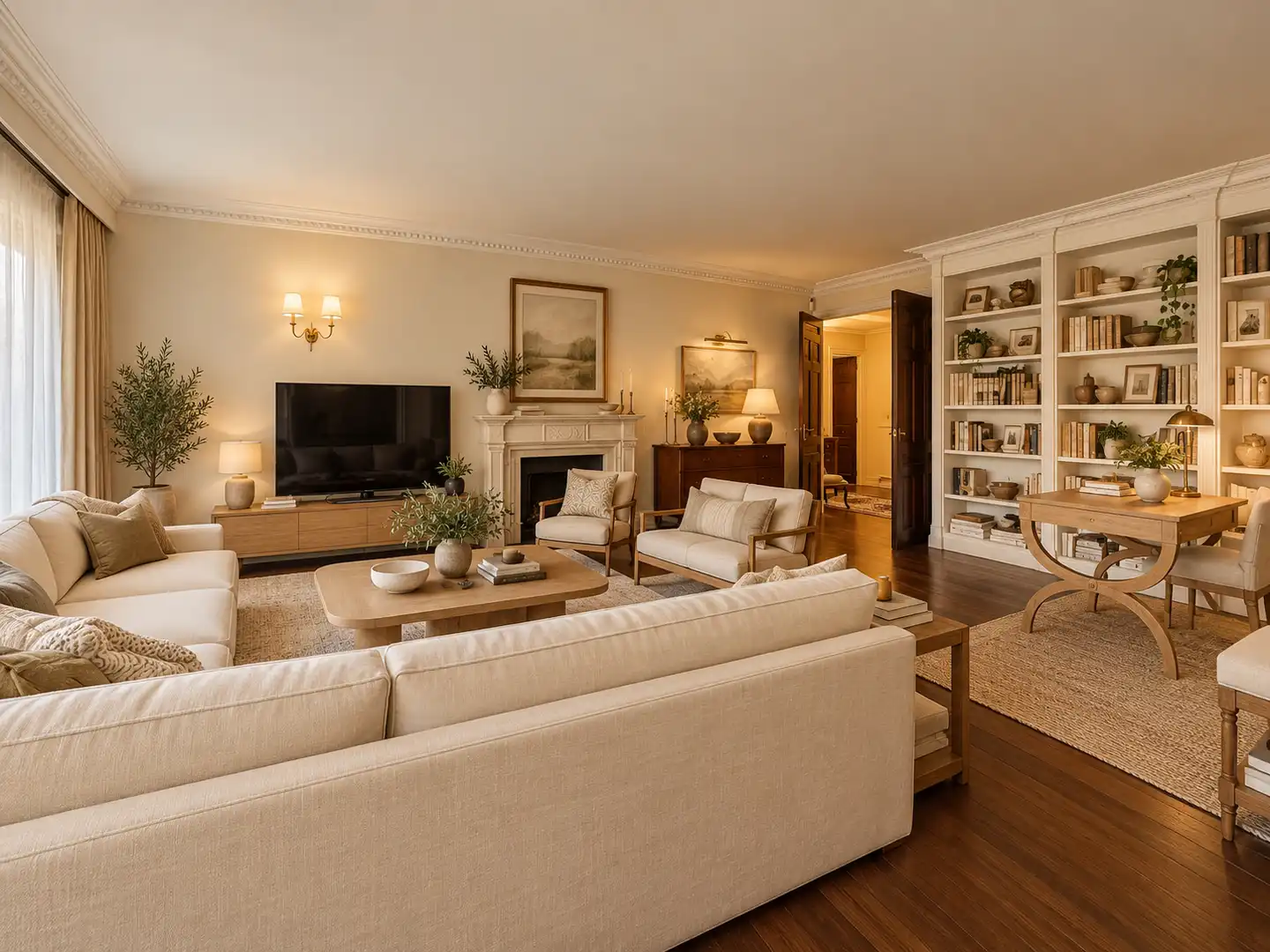Wohnzimmer von Wohnung zum Verkauf in Neguri 