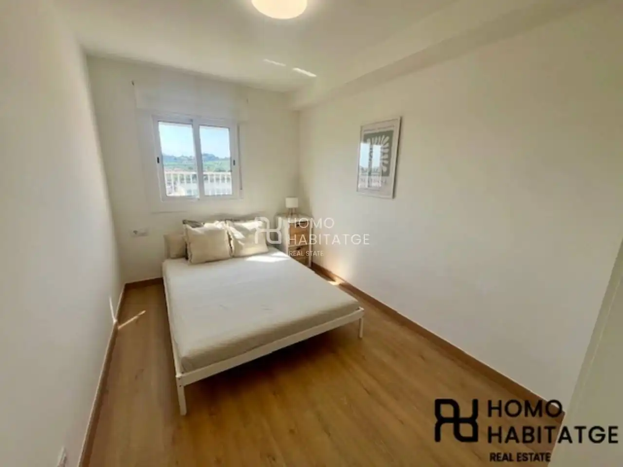 Schlafzimmer von Wohnung zum Verkauf in Rubí mit Parkett, Terrasse und Balkon